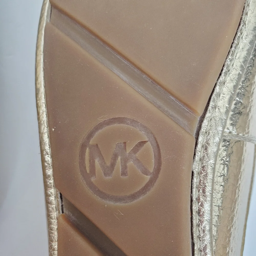 MICHAEL KORS Juliette Loafer Driving Moc Metallic Gold - Picture 11 of 12